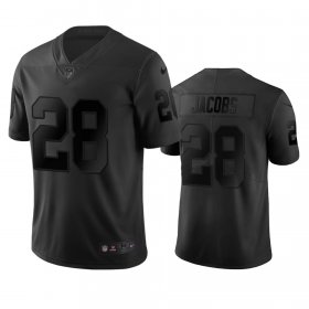 Wholesale Cheap Las Vegas Raiders #28 Josh Jacobs Black Vapor Limited City Edition NFL Jersey