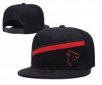 Wholesale Cheap Falcons Team Logo Black Adjustable Hat LT