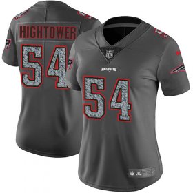 Wholesale Cheap Nike Patriots #54 Dont\'a Hightower Gray Static Women\'s Stitched NFL Vapor Untouchable Limited Jersey