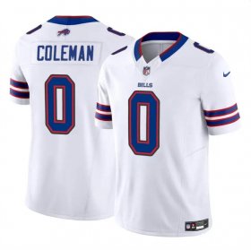 Cheap Men\'s Buffalo Bills #0 Keon Coleman White 2024 Draft F.U.S.E. Vapor Untouchable Limited Football Stitched Jersey