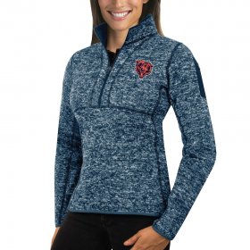 Wholesale Cheap Arizona Coyotes Antigua Women\'s Fortune 1/2-Zip Pullover Sweater Royal