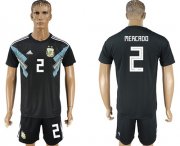 Wholesale Cheap Argentina #2 Mercado Away Soccer Country Jersey