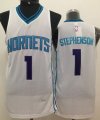 Wholesale Cheap Charlotte Hornets #1 Lance Stephenson White Swingman Jersey