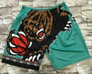 Wholesale Cheap Men's Memphis Grizzlies Light Blue Big Face Mitchell Ness Hardwood Classics Soul Swingman Throwback Shorts