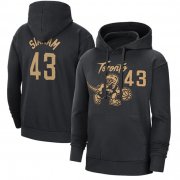 Wholesale Cheap Men's Toronto Raptors #43 Pascal Siakam Black Pullover Hoodie