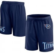 Cheap Men's Tennessee Titans Navy Shorts