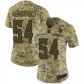 Wholesale Cheap Nike Vikings #54 Eric Kendricks Camo Women's Stitched NFL Limited 2018 Salute to Service Jersey