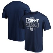 Wholesale Cheap New York Yankees Majestic 2019 Postseason Around the Horn T-Shirt Navy