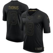 Wholesale Cheap Nike Saints 13 Michael Thomas Black 2020 Salute To Service Limited Jersey