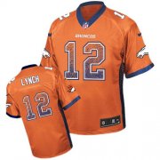 Wholesale Cheap Nike Broncos #12 Paxton Lynch Orange Team Color Men's Stitched NFL Elite Drift Fashion Jersey