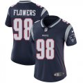 Wholesale Cheap Nike Patriots #98 Trey Flowers Navy Blue Team Color Women's Stitched NFL Vapor Untouchable Limited Jersey