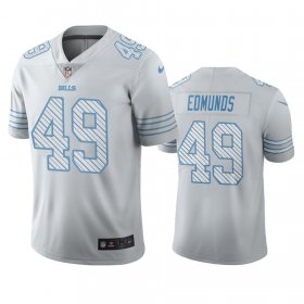 Wholesale Cheap Buffalo Bills #49 Tremaine Edmunds White Vapor Limited City Edition NFL Jersey