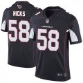 Wholesale Cheap Nike Cardinals #58 Jordan Hicks Black Alternate Men's Stitched NFL Vapor Untouchable Limited Jersey