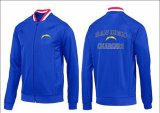 Wholesale Cheap NFL Los Angeles Chargers Heart Jacket Blue_1