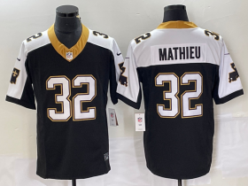 Wholesale Cheap Men\'s New Orleans Saints #32 Tyrann Mathieu Black 2023 FUSE 1987 Legacy Vapor Stitched Jersey