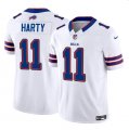 Wholesale Cheap Men's Buffalo Bills #11 Deonte Harty White 2023 F.U.S.E. Vapor Untouchable Limited Football Stitched Jersey