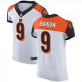 Wholesale Cheap Nike Bengals #9 Joe Burrow White Men's Stitched NFL New Elite Jersey