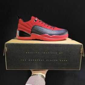 Wholesale Cheap Air Jordan 12 Low Shoes Bull Red/Black