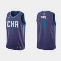 Wholesale Cheap Men's Charlotte Hornets #1 LaMelo Ball 2022-23 Purple Stitched Basketball Jersey