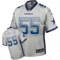 Wholesale Cheap Nike Cowboys #55 Leighton Vander Esch Grey Men's Stitched NFL Elite Drift Fashion Jersey