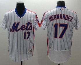 Wholesale Cheap Mets #17 Keith Hernandez White(Blue Strip) Flexbase Authentic Collection Alternate Stitched MLB Jersey