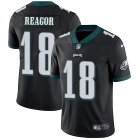 Wholesale Cheap Nike Eagles #18 Jalen Reagor Black Alternate Men\'s Stitched NFL Vapor Untouchable Limited Jersey