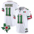 Cheap Men's Dallas Cowboys #11 Micah Parsons 2024 Mexico White F.U.S.E. Stitched Football Jersey