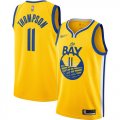 Wholesale Cheap Warriors #11 Klay Thompson Gold Basketball Swingman Statement Edition 2019-2020 Jersey