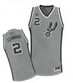 Wholesale Cheap San Antonio Spurs #2 Kawhi Leonard Gray Swingman Jersey