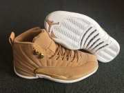 Wholesale Cheap Womens Air Jordan 12 Wheat Wheat/White