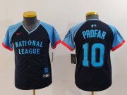 Youth San Diego Padres #10 Jurickson Profar Navy 2024 All Star Limited Stitched Jersey