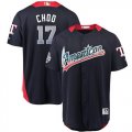 Wholesale Cheap Rangers #17 Shin-Soo Choo Navy Blue 2018 All-Star American League Stitched MLB Jersey