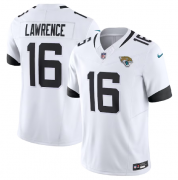 Wholesale Cheap Men's Jacksonville Jaguars #16 Trevor Lawrence White 2023 F.U.S.E Vapor Untouchable Limited Football Stitched Jersey