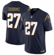 Cheap Men's Los Angeles Chargers #27 J.K. Dobbins Navy 2024 F.U.S.E Vapor Limited Stitched Football Jersey