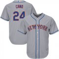 Wholesale Cheap Mets #24 Robinson Cano Grey Cool Base Stitched Youth MLB Jersey