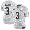 Cheap Men's Arizona Cardinals #3 Budda Baker 2024 F.U.S.E. Arctic Camo Salute to Service Limited Football Stitched Jersey