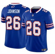 Cheap Men's Buffalo Bills #26 Ty Johnson Royal 2024 F.U.S.E. Vapor Untouchable Limited Stitched Football Jersey