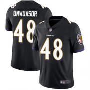 Wholesale Cheap Nike Ravens #48 Patrick Onwuasor Black Alternate Men's Stitched NFL Vapor Untouchable Limited Jersey