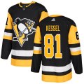 Wholesale Cheap Adidas Penguins #81 Phil Kessel Black Home Authentic Stitched NHL Jersey