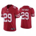 Wholesale Cheap Men San Francisco 49ers #29 Talanoa Hufanga Red Vapor Limited Jersey