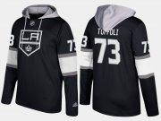 Wholesale Cheap Kings #73 Tyler Toffoli Black Name And Number Hoodie