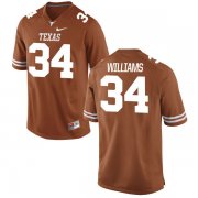 Wholesale Cheap Men's Texas Longhorns 34 Ricky Williams Orange Nike College Jersey