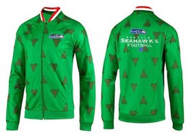 Wholesale Cheap NFL Seattle Seahawks Victory Jacket Green_2