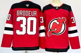 Cheap Men\'s New Jersey Devils #30 Martin Brodeur Red 2024-25 Home Stitched Hockey Jersey