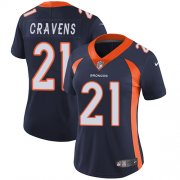 Wholesale Cheap Nike Broncos #21 Su'a Cravens Blue Alternate Women's Stitched NFL Vapor Untouchable Limited Jersey