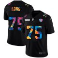 Cheap Las Vegas Raiders #75 Howie Long Men's Nike Multi-Color Black 2020 NFL Crucial Catch Vapor Untouchable Limited Jersey