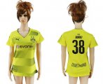 Wholesale Cheap Women's Dortmund #38 Burki Home Soccer Club Jersey