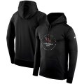 Wholesale Cheap Arizona Cardinals Nike Sideline Property Of Wordmark Logo Performance Pullover Hoodie Black