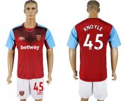 Wholesale Cheap West Ham United #45 Knoyle Home Soccer Club Jersey