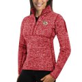 Wholesale Cheap Nashville Predators Antigua Women's Fortune 1/2-Zip Pullover Sweater Red